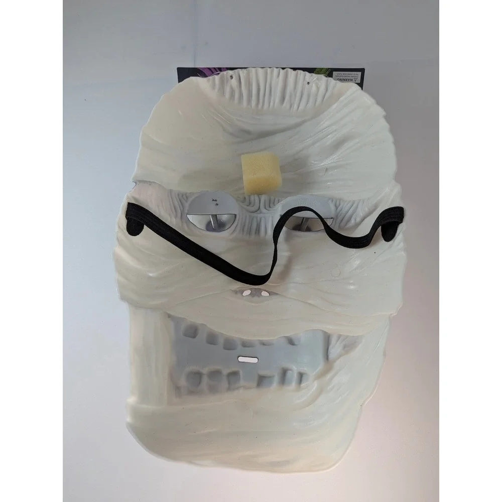 Googly Eye Mask Mummy Halloween Costume Accessory White Purple Kids